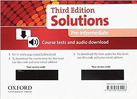 Solutions 3ED PRE-INTERMEDIATE Tests Pack